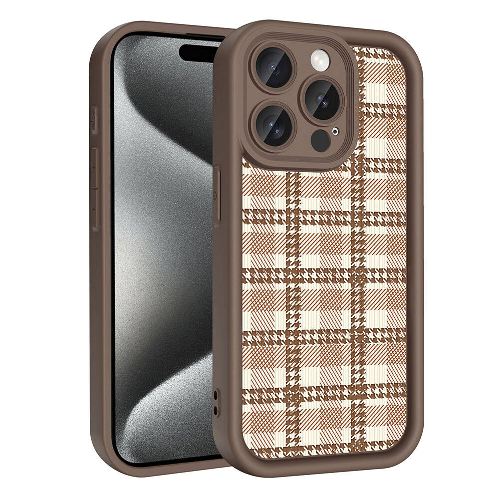 Apple iPhone 15 Pro Max Uyumlu Kılıf Kamera Korumalı Baskılı Arka Yüzey Zore Klas Kapak