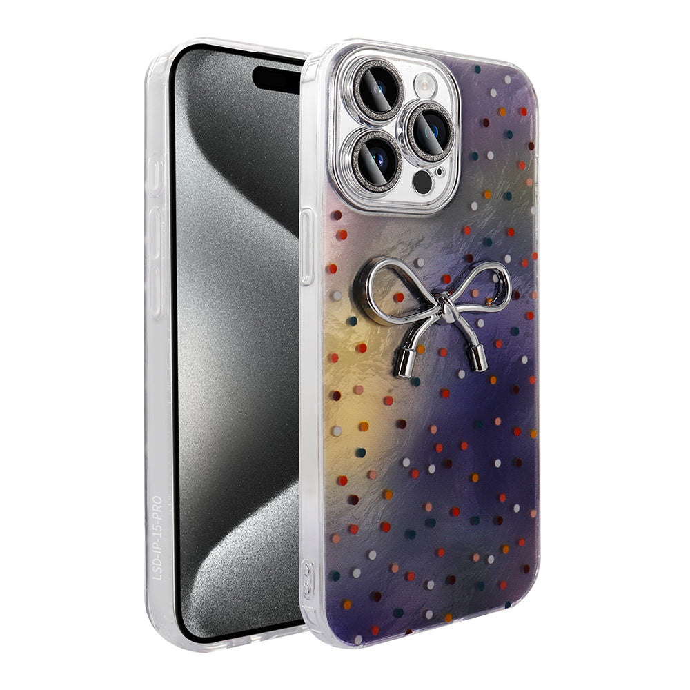 Apple iPhone 15 Pro Max Uyumlu Kılıf Kamera Korumalı Figürlü Zore Ponti Silikon Kapak