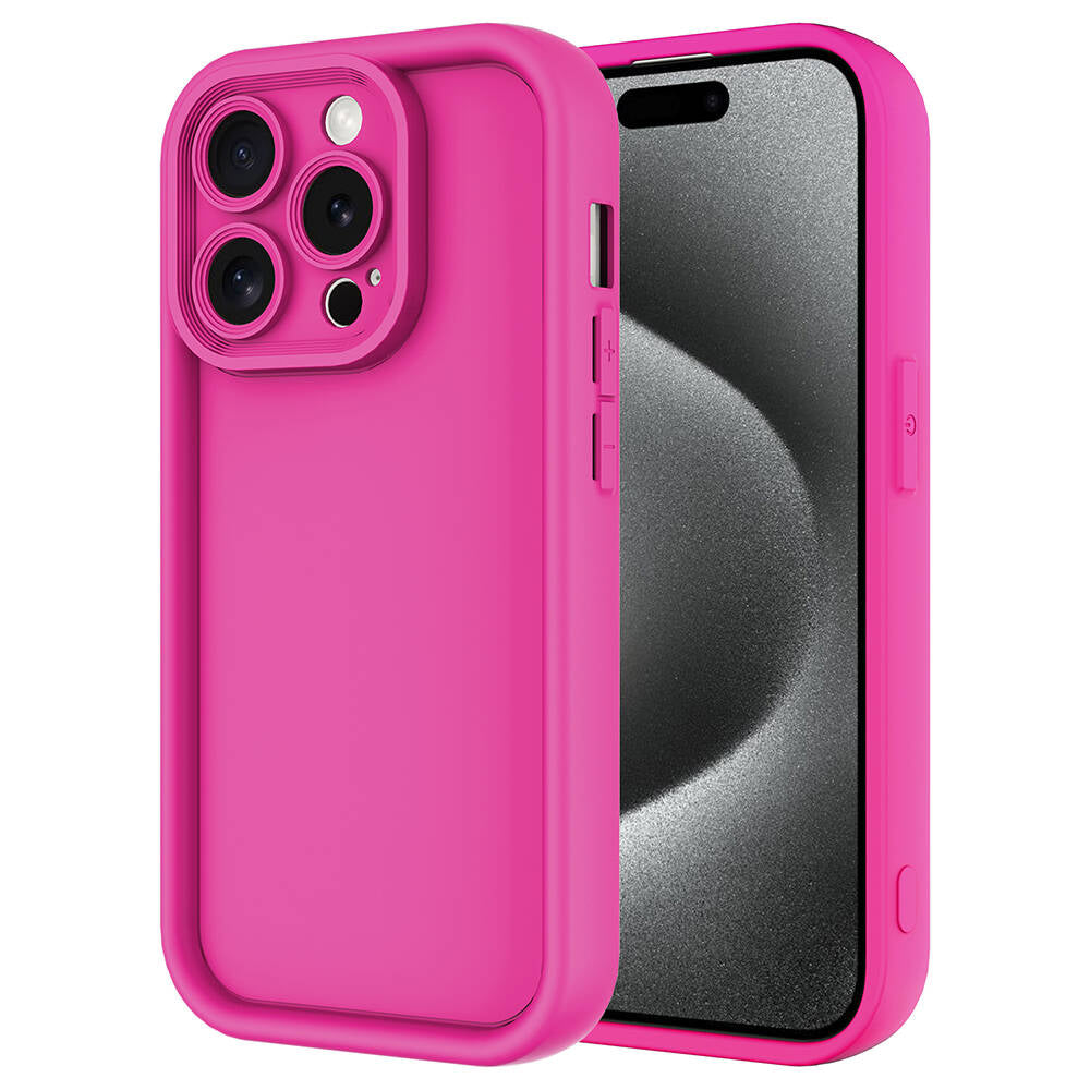 Apple iPhone 15 Pro Max Uyumlu Kılıf Kamera Korumalı Zore Ananas Kapak