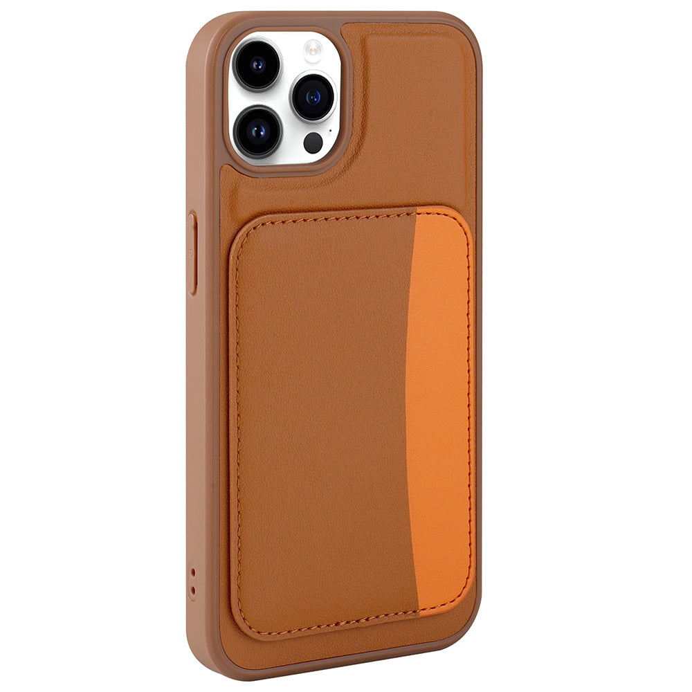 Apple iPhone 15 Pro Max Uyumlu Kılıf Kartlıklı Zore X-Kart Silikon Kapak