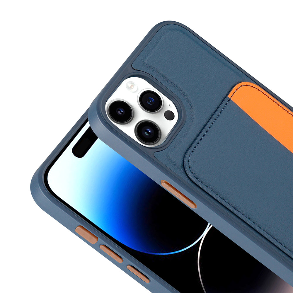 Apple iPhone 15 Pro Max Uyumlu Kılıf Kartlıklı Zore X-Kart Silikon Kapak
