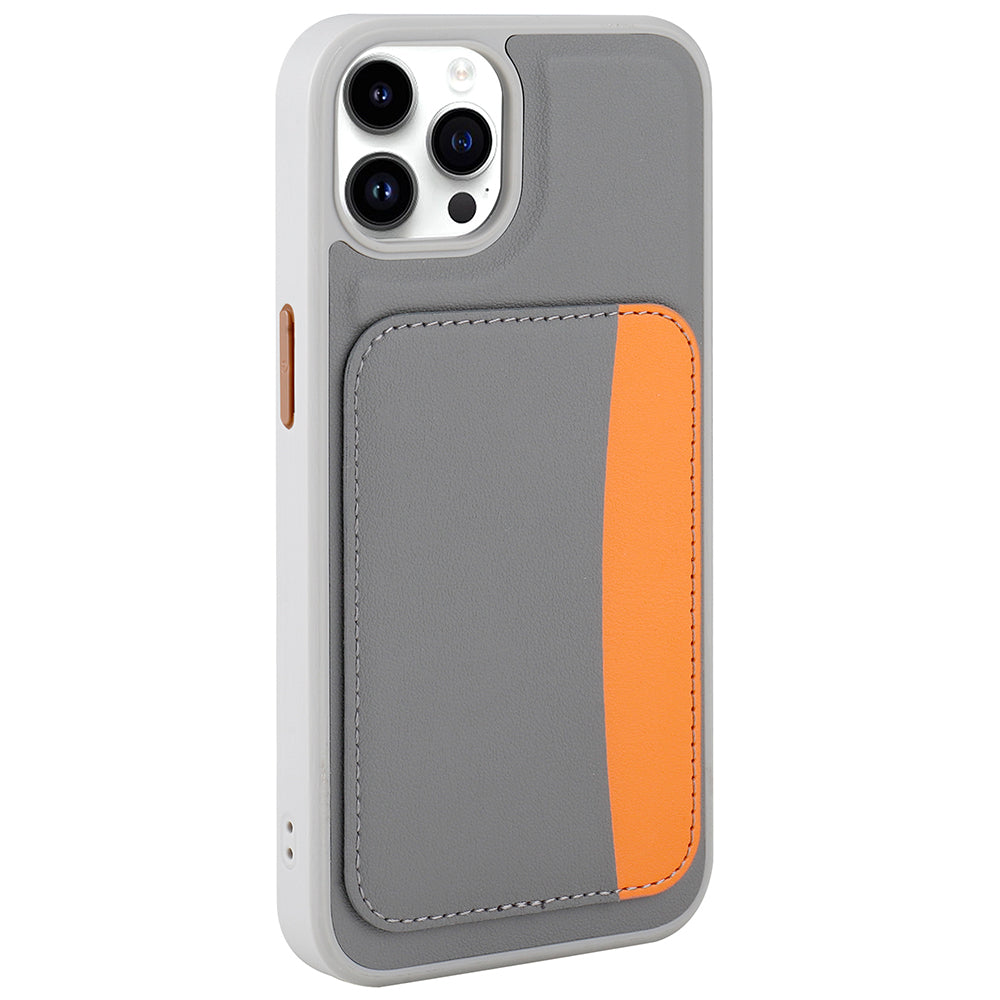 Apple iPhone 15 Pro Max Uyumlu Kılıf Kartlıklı Zore X-Kart Silikon Kapak