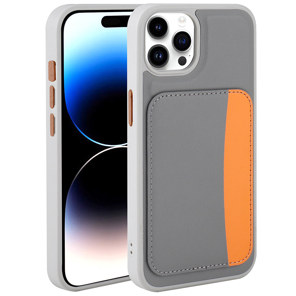 Apple iPhone 15 Pro Max Uyumlu Kılıf Kartlıklı Zore X-Kart Silikon Kapak