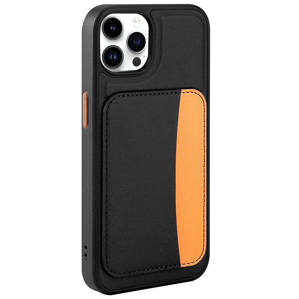 Apple iPhone 15 Pro Max Uyumlu Kılıf Kartlıklı Zore X-Kart Silikon Kapak