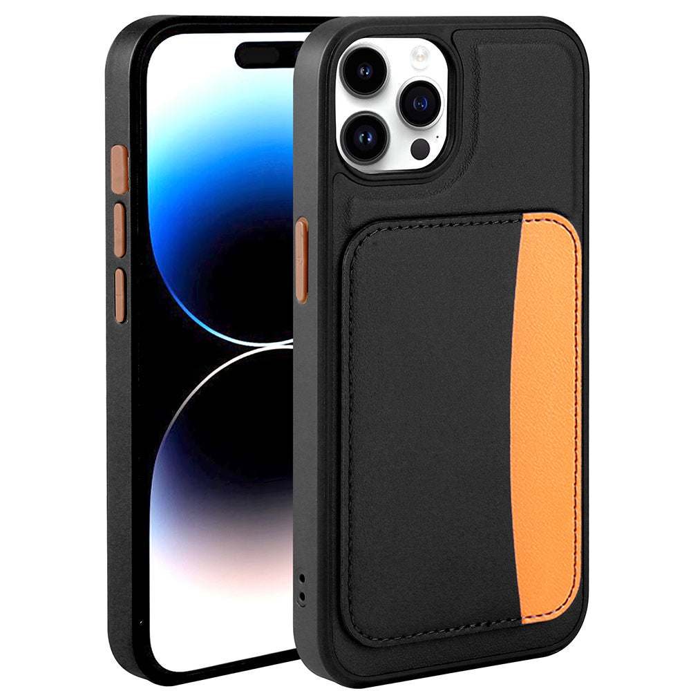 Apple iPhone 15 Pro Max Uyumlu Kılıf Kartlıklı Zore X-Kart Silikon Kapak
