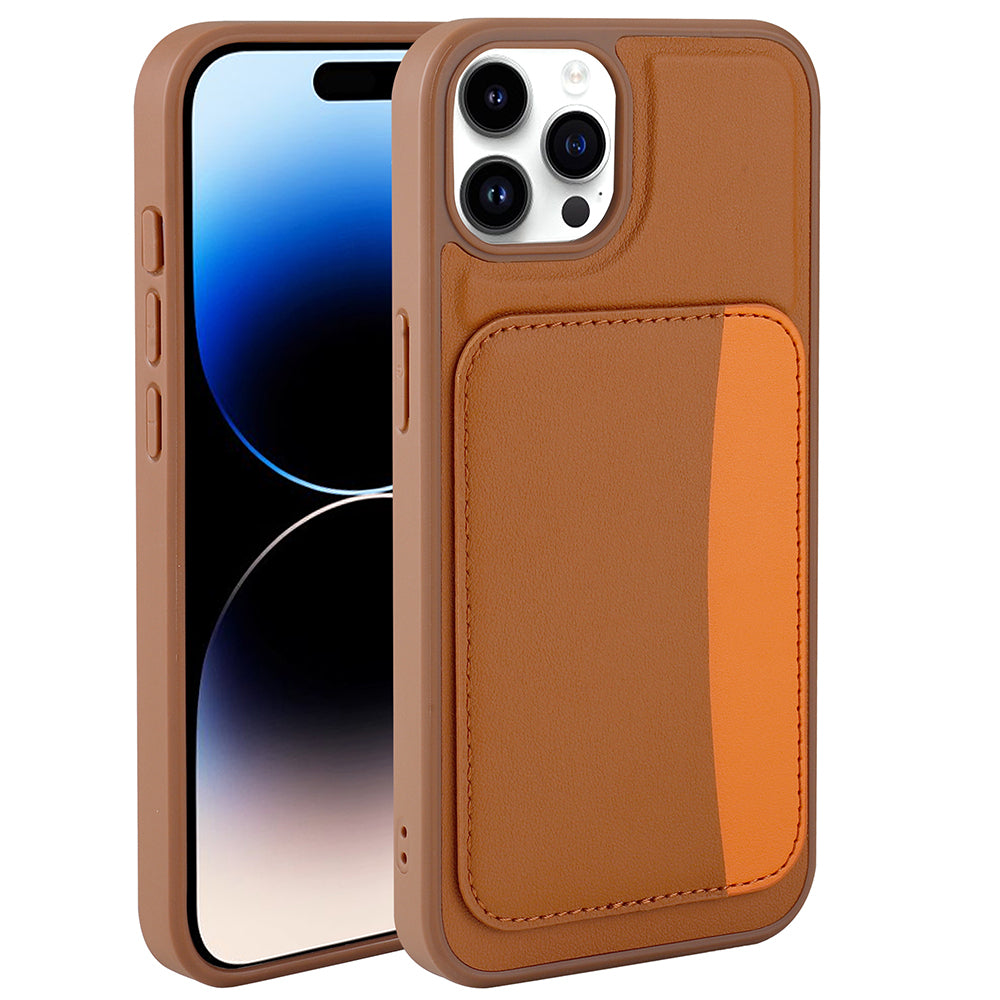 Apple iPhone 15 Pro Max Uyumlu Kılıf Kartlıklı Zore X-Kart Silikon Kapak
