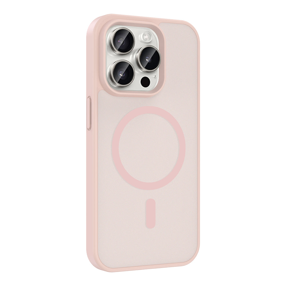 Apple iPhone 15 Pro Max Kılıf M-safe Şarj Özellikli Zore Babet Kapak