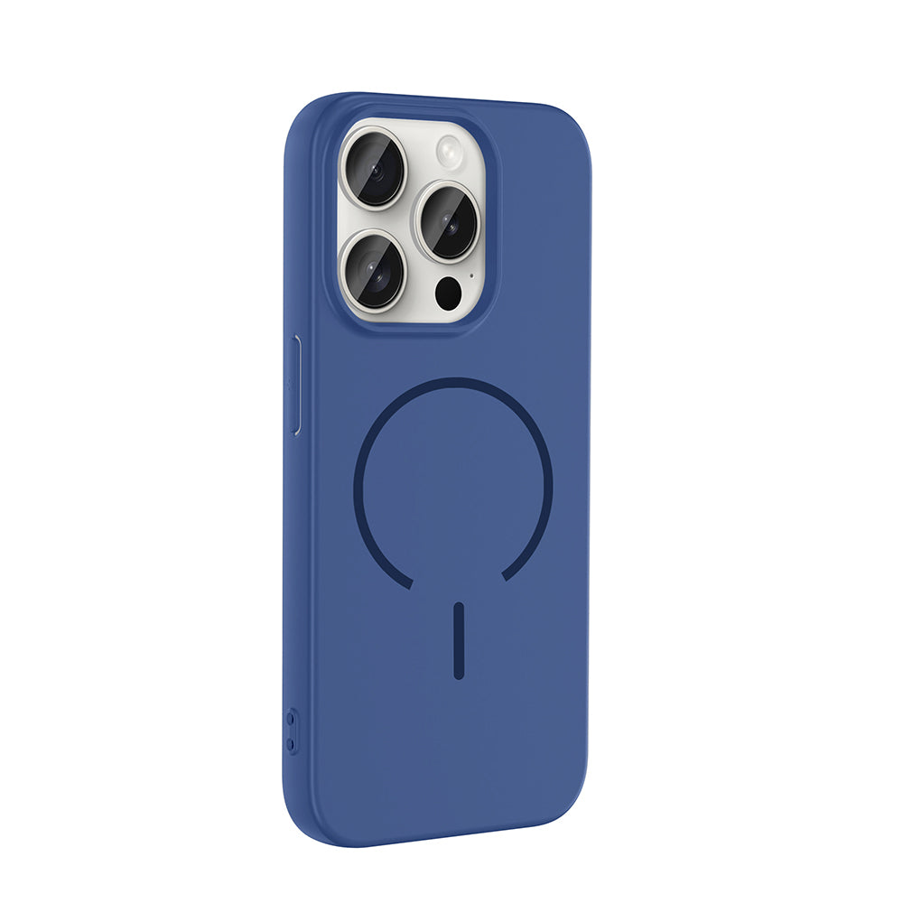 Apple iPhone 15 Pro Max Uyumlu Kılıf M-safe Şarj Özellikli Zore Meta Kapak