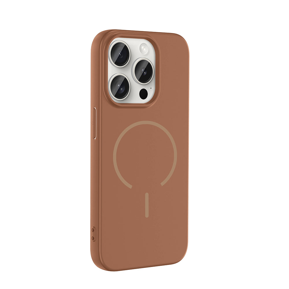 Apple iPhone 15 Pro Max Uyumlu Kılıf M-safe Şarj Özellikli Zore Meta Kapak