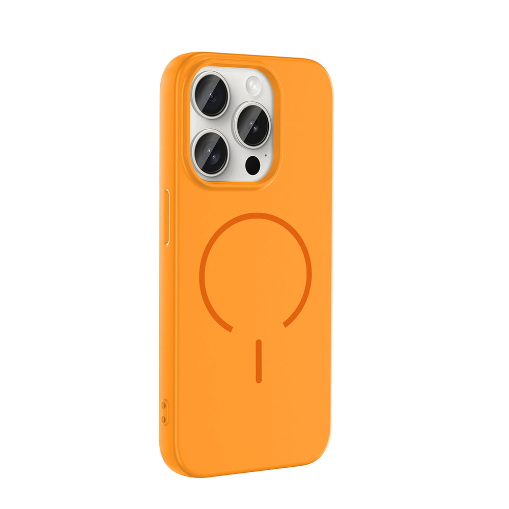 Apple iPhone 15 Pro Max Uyumlu Kılıf M-safe Şarj Özellikli Zore Meta Kapak