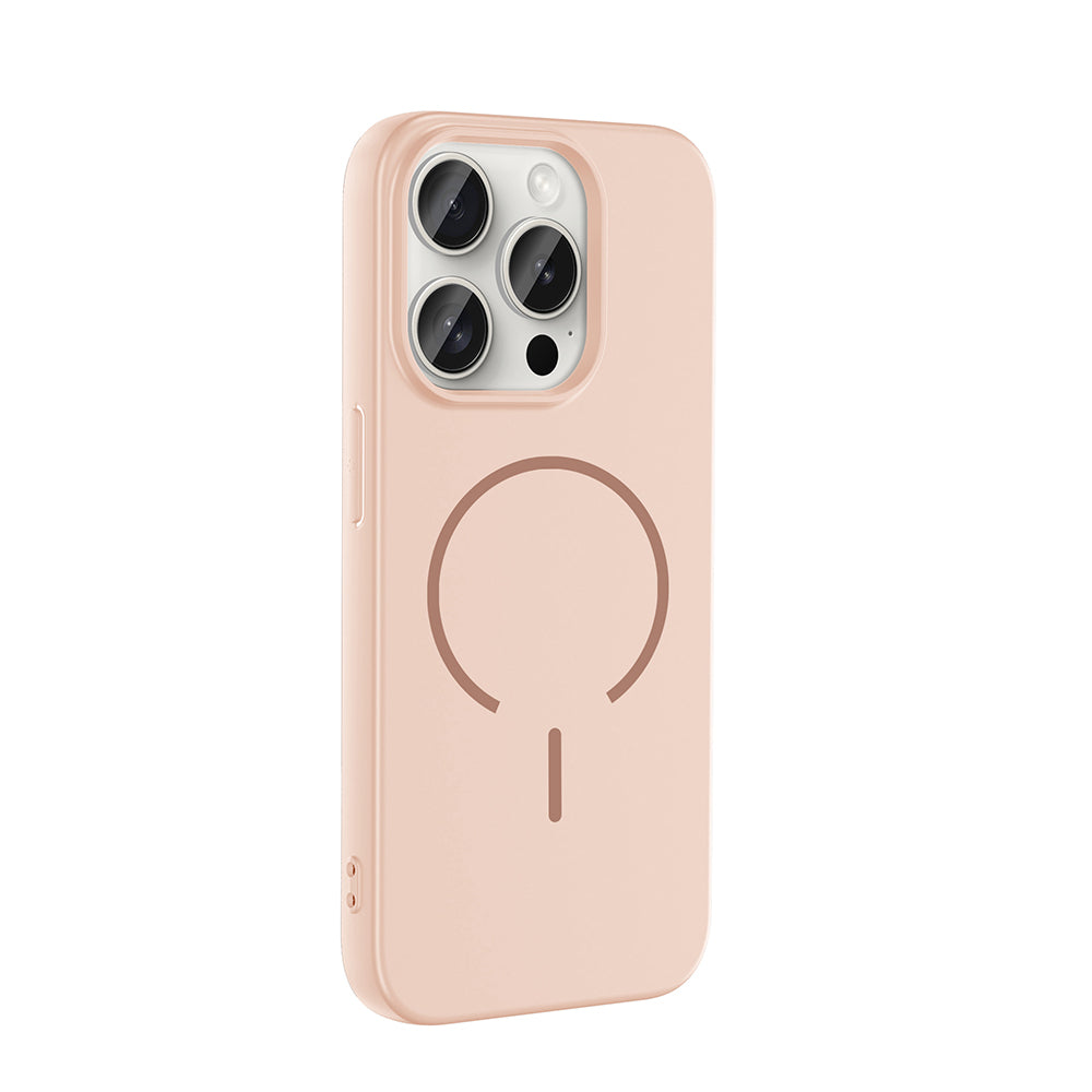 Apple iPhone 15 Pro Max Uyumlu Kılıf M-safe Şarj Özellikli Zore Meta Kapak