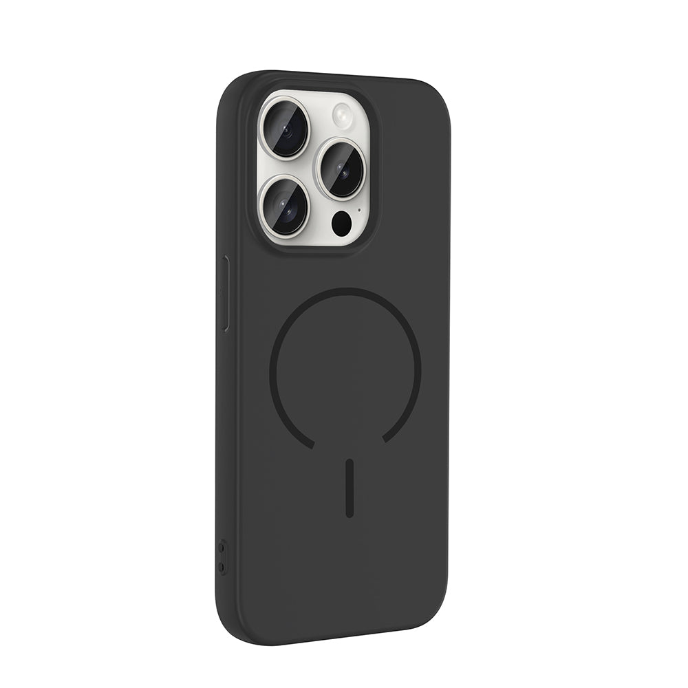 Apple iPhone 15 Pro Max Uyumlu Kılıf M-safe Şarj Özellikli Zore Meta Kapak