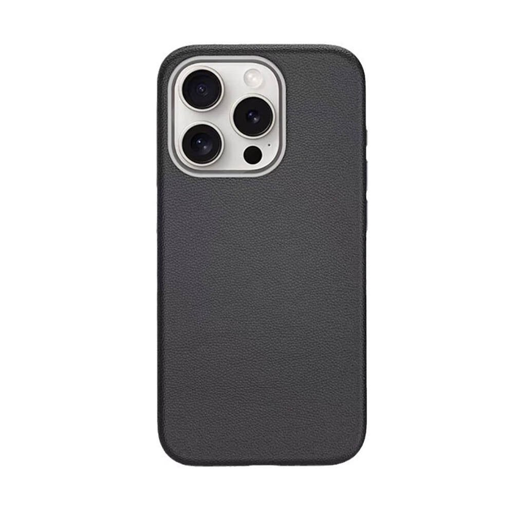 Apple iPhone 15 Pro Max Uyumlu Kılıf M-safe Şarj Özellikli PU Deri Zore Adora Kapak