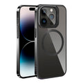 Apple iPhone 15 Pro Max Uyumlu Kılıf M-safe Şarj Özellikli Standlı Zore Klon Kapak