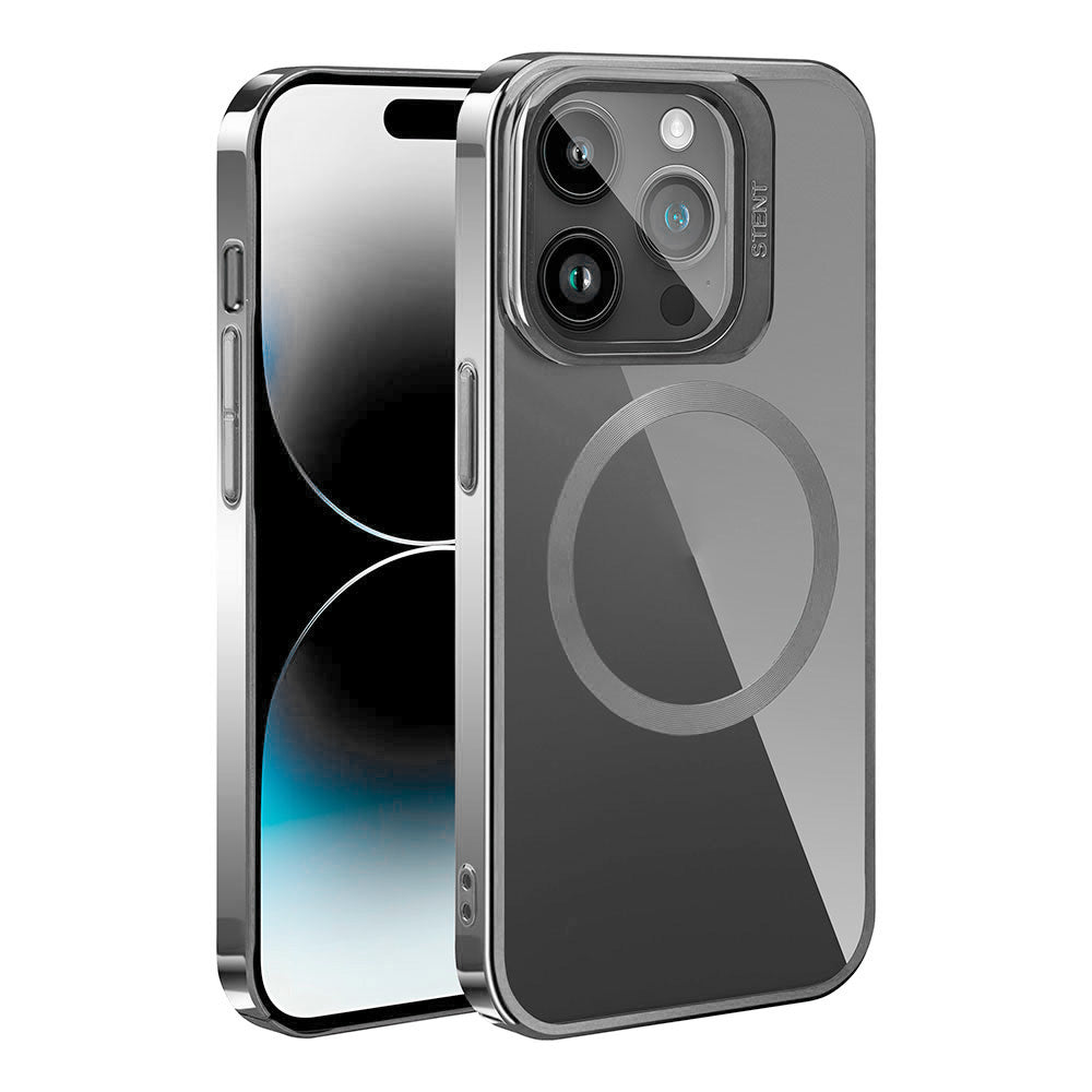 Apple iPhone 15 Pro Max Uyumlu Kılıf M-safe Şarj Özellikli Standlı Zore Klon Kapak