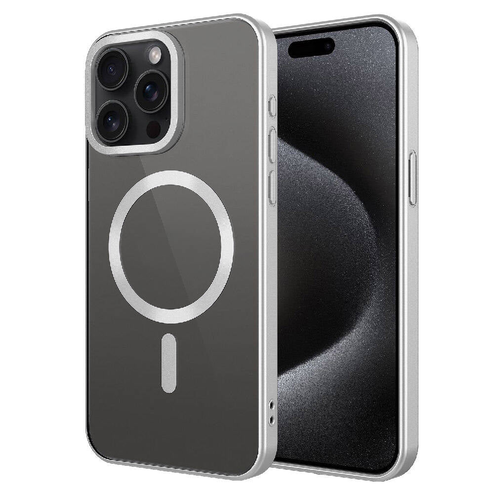 Apple iPhone 15 Pro Max Uyumlu Kılıf Mat Tasarımlı M-safe Wireless Şarj Özellikli Zore Mat Setro Kapak
