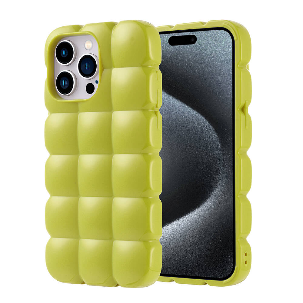 Apple iPhone 15 Pro Max Uyumlu Kılıf Parlak Esnek Silikon Zore Dom Dom Kapak