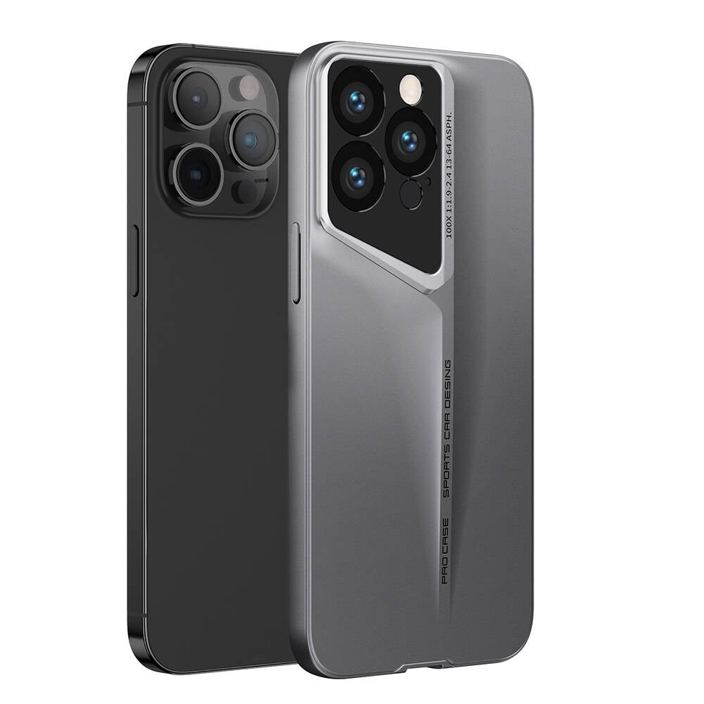 Apple iPhone 15 Pro Max Uyumlu Kılıf Ultra İnce Kamera Korumalı Sert Rubber Zore Procase Kapak