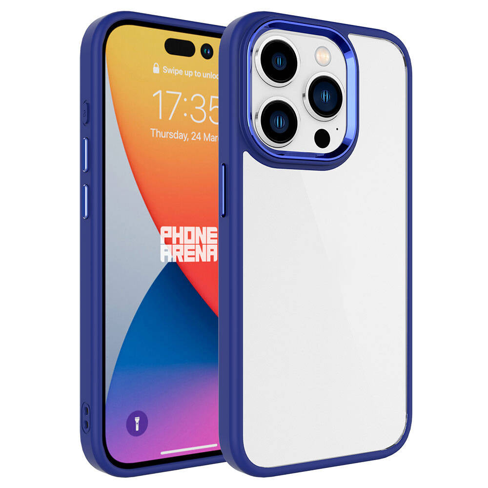 Apple iPhone 15 Pro Max Uyumlu Kılıf Zore Krom Kapak