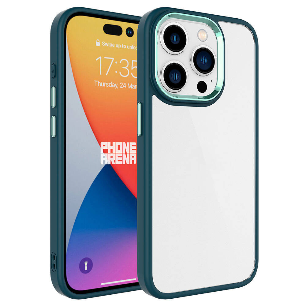Apple iPhone 15 Pro Max Uyumlu Kılıf Zore Krom Kapak