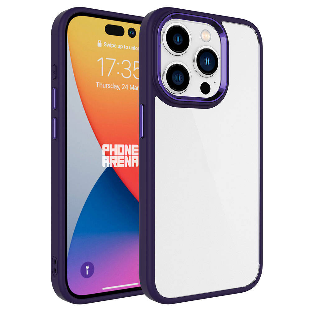 Apple iPhone 15 Pro Max Uyumlu Kılıf Zore Krom Kapak