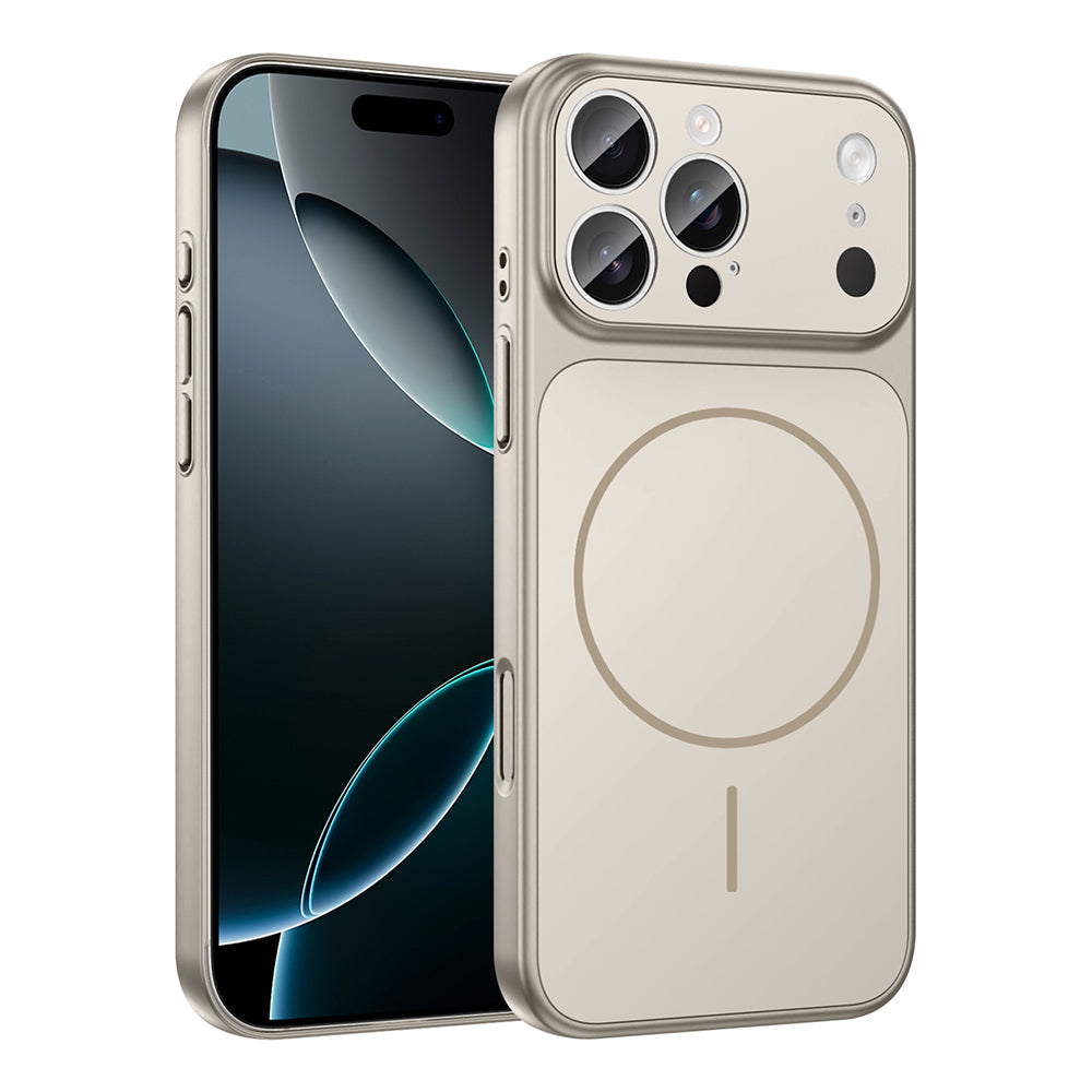 Apple iPhone 15 Pro Max Uyumlu Kılıf Zore M-Safe Şarj Özellikli Kamera Korumalı Formen Kapak