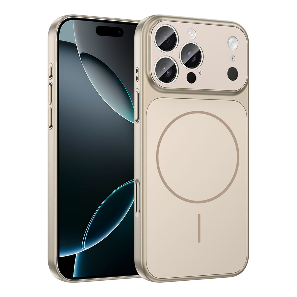 Apple iPhone 15 Pro Max Uyumlu Kılıf Zore M-Safe Şarj Özellikli Kamera Korumalı Formen Kapak
