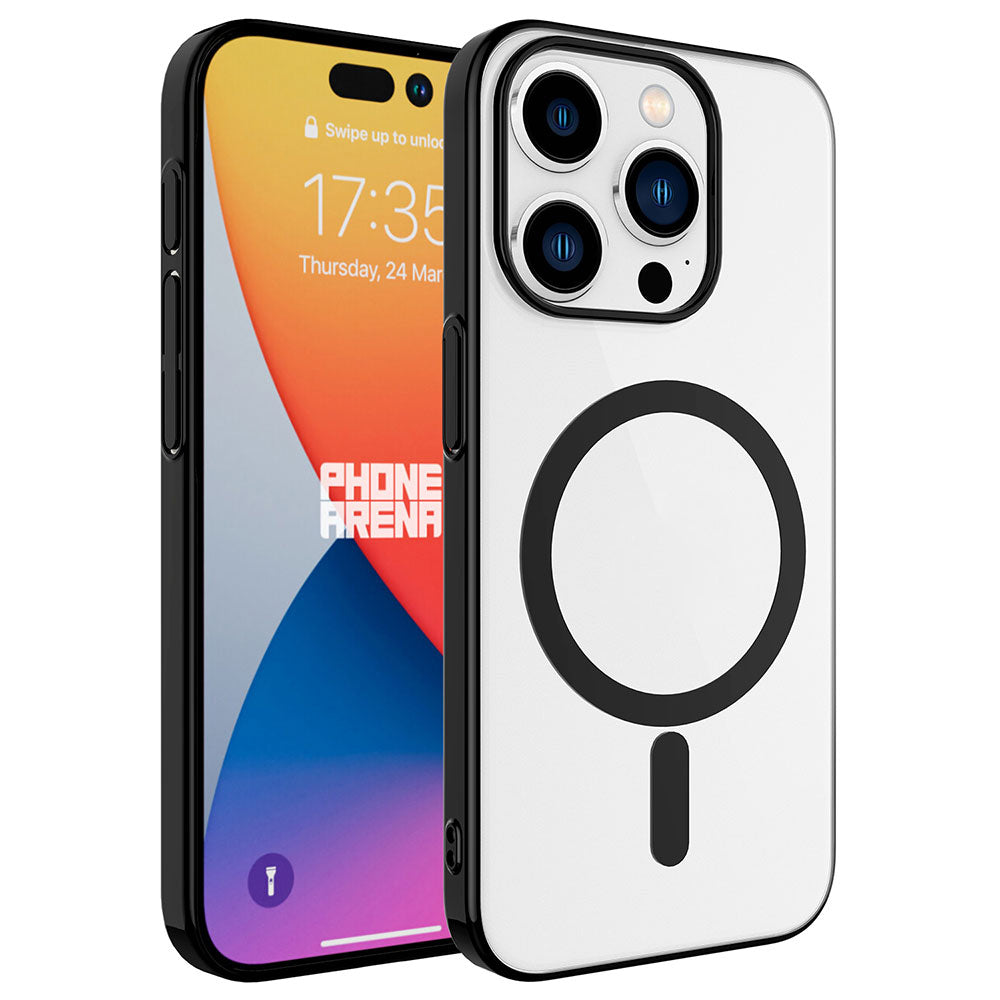 Apple iPhone 15 Pro Max Uyumlu Kılıf Zore Wireless Şarj Özellikli Pixel M-safe Kapak