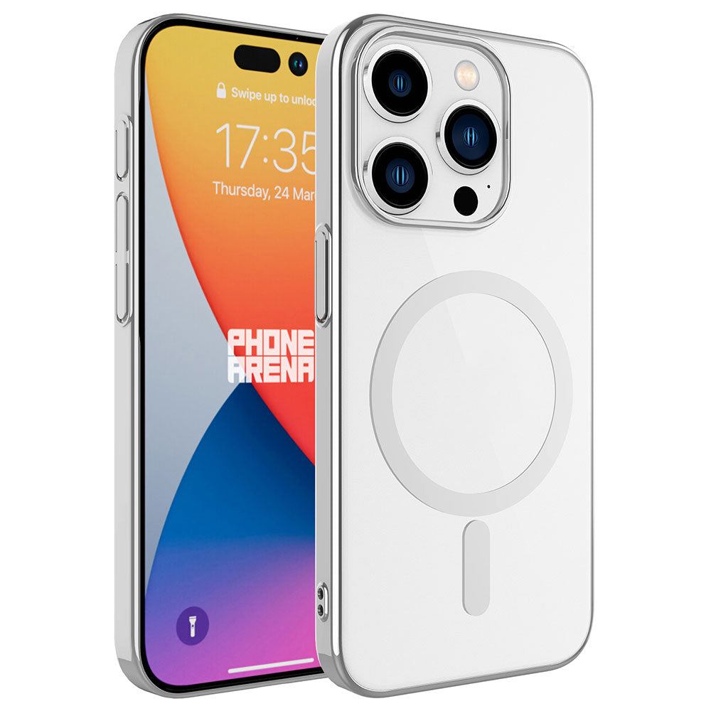Apple iPhone 15 Pro Max Uyumlu Kılıf Zore Wireless Şarj Özellikli Pixel M-safe Kapak