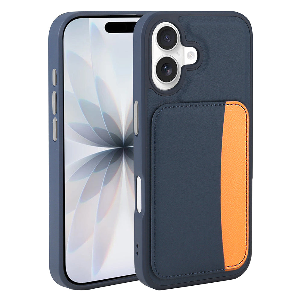 Apple iPhone 16 Uyumlu Kılıf Kartlıklı Zore X-Kart Silikon Kapak