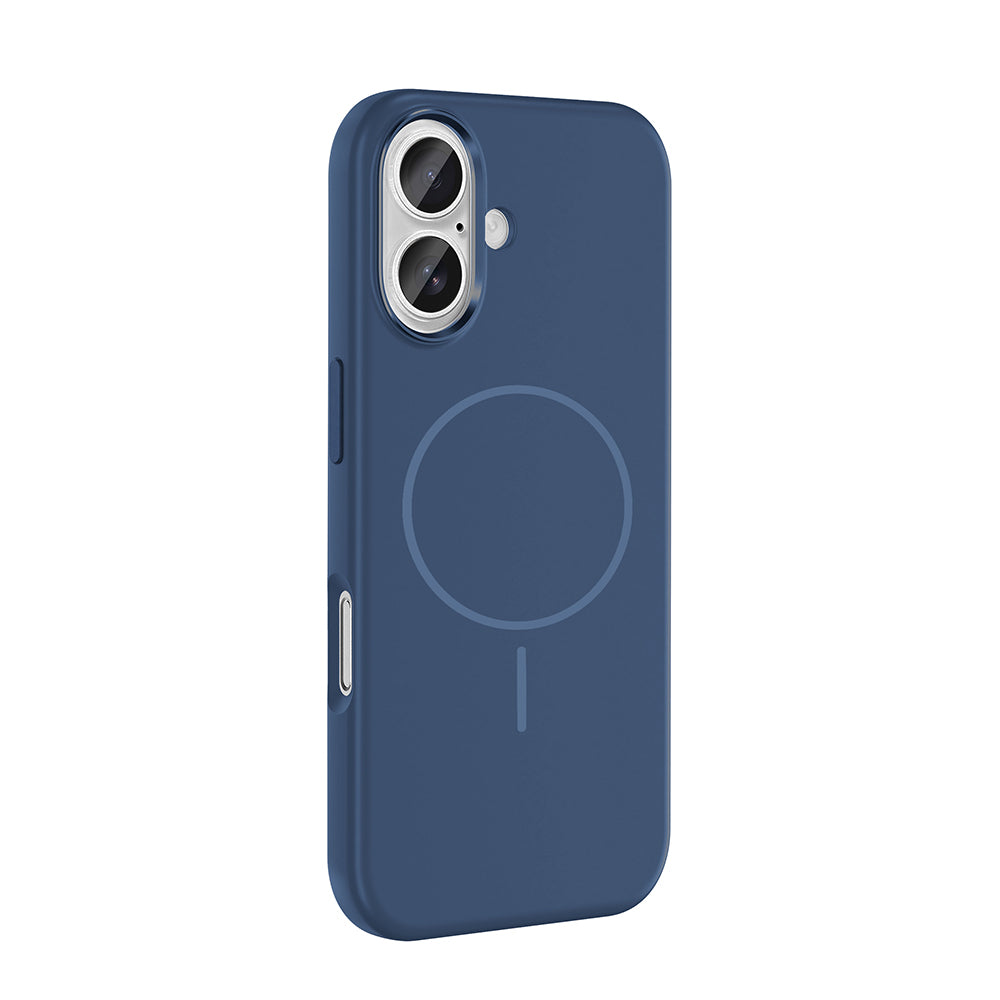 Apple iPhone 16 Uyumlu Kılıf M-Safe Şarj Özellikli Metal Kamera Çerçeveli Zore Edi Silikon Kapak