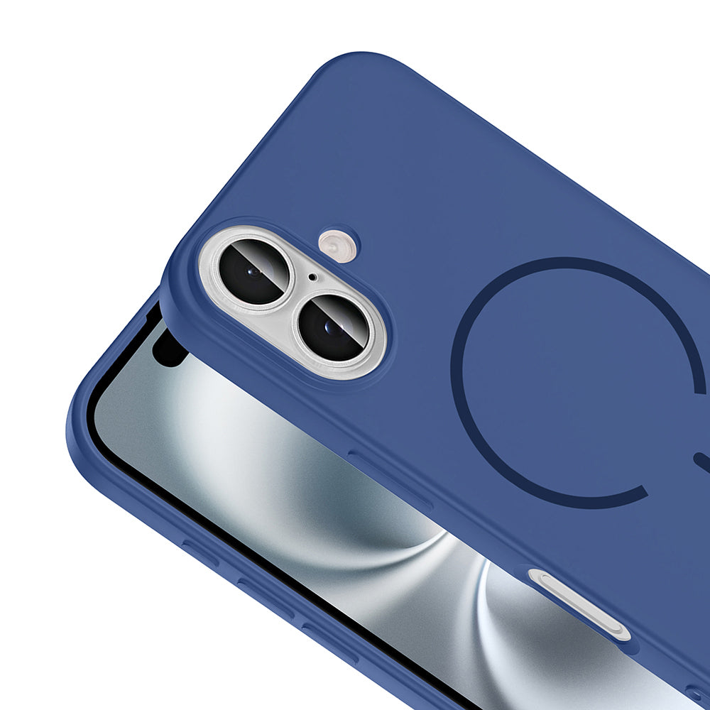 Apple iPhone 16 Uyumlu Kılıf M-safe Şarj Özellikli Zore Meta Kapak