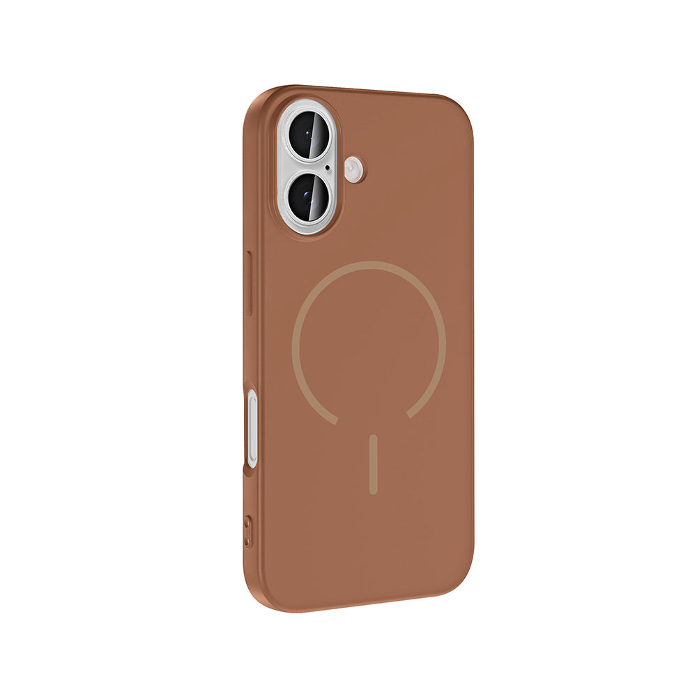 Apple iPhone 16 Uyumlu Kılıf M-safe Şarj Özellikli Zore Meta Kapak