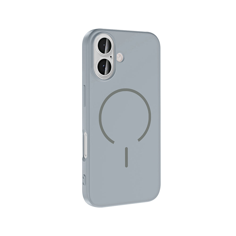 Apple iPhone 16 Uyumlu Kılıf M-safe Şarj Özellikli Zore Meta Kapak