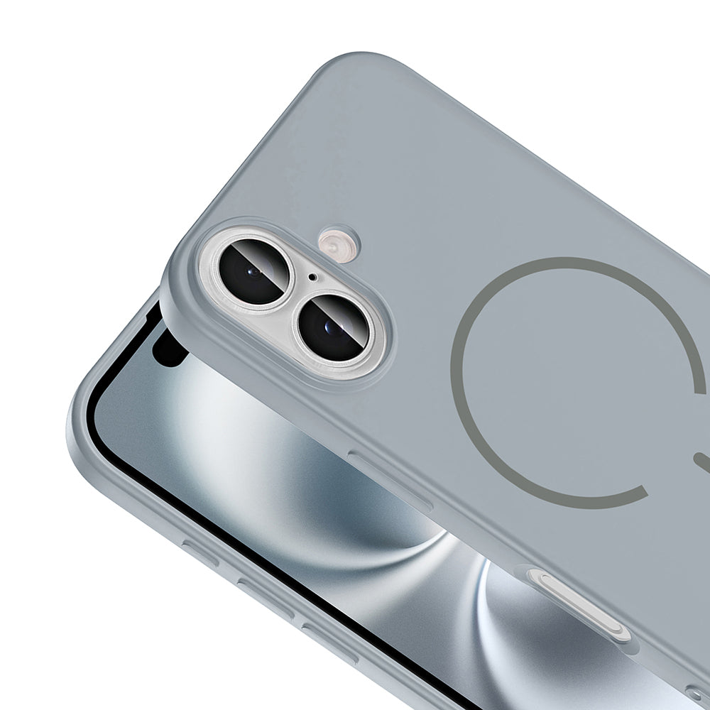 Apple iPhone 16 Uyumlu Kılıf M-safe Şarj Özellikli Zore Meta Kapak