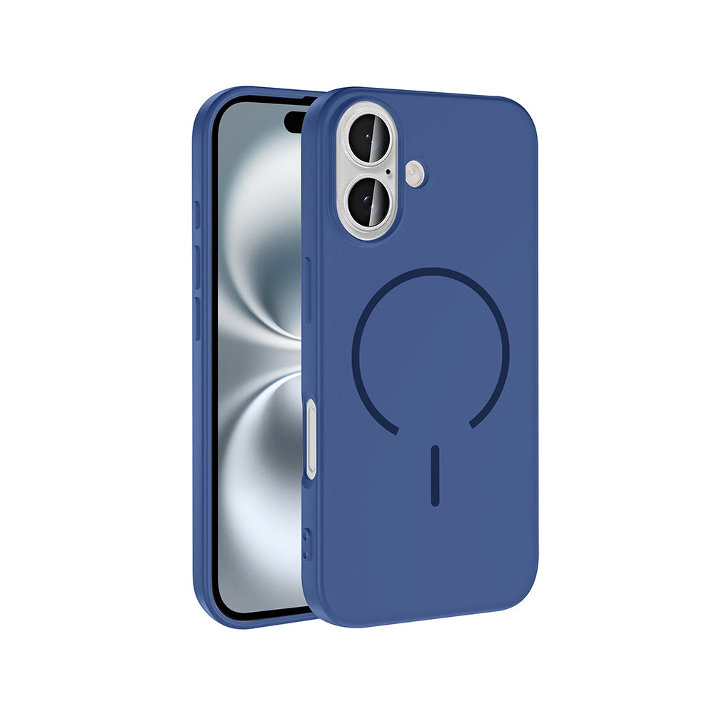 Apple iPhone 16 Uyumlu Kılıf M-safe Şarj Özellikli Zore Meta Kapak
