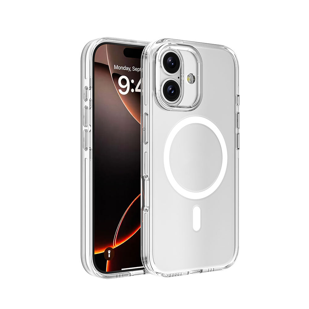 Apple iPhone 16 Uyumlu Kılıf M-safe Şarj Özellikli Kamera Korumalı Zore Kripto Kapak