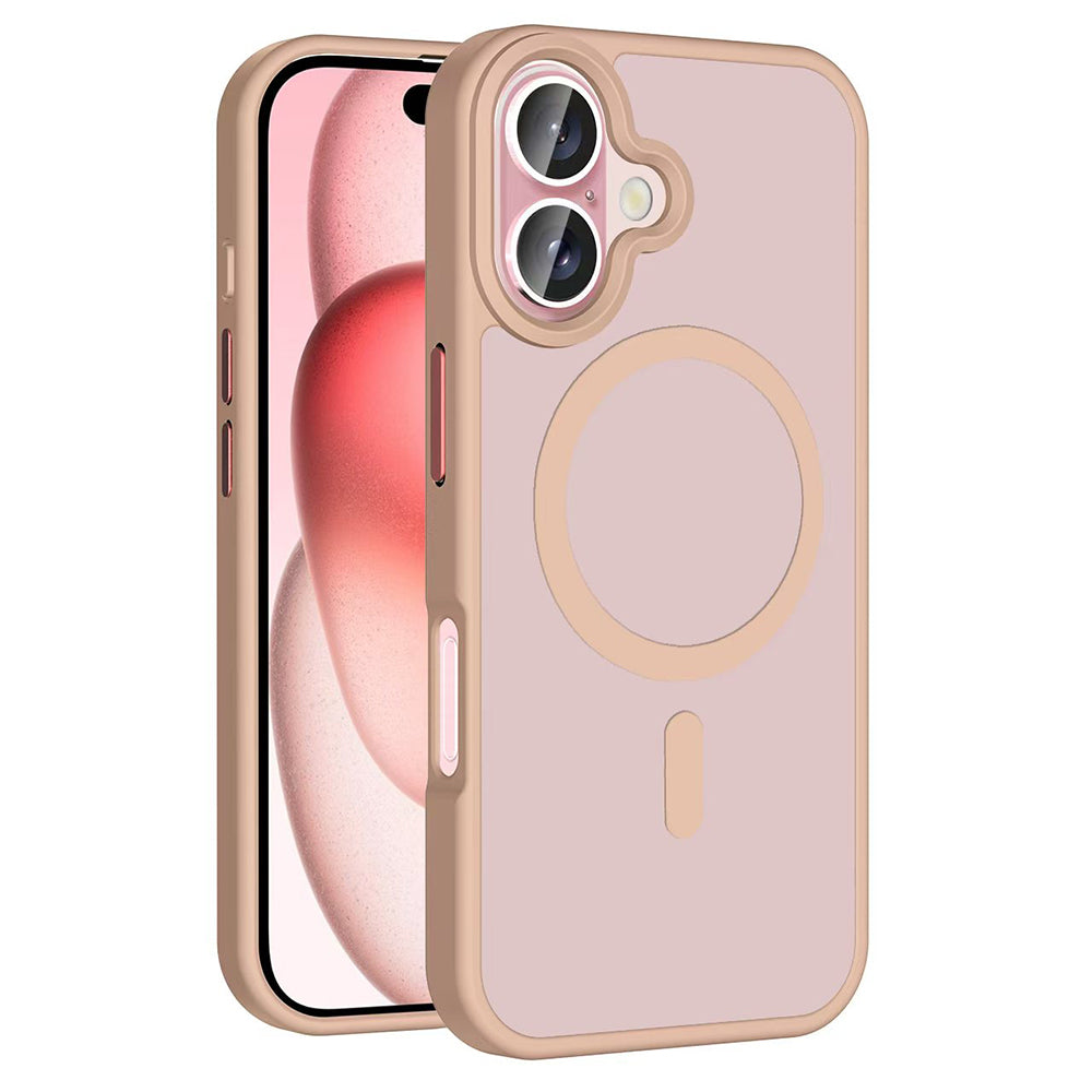 Apple iPhone 16 Uyumlu Kılıf M-safe Şarj Özellikli Mat Arka Yüzey Zore Sio Kapak