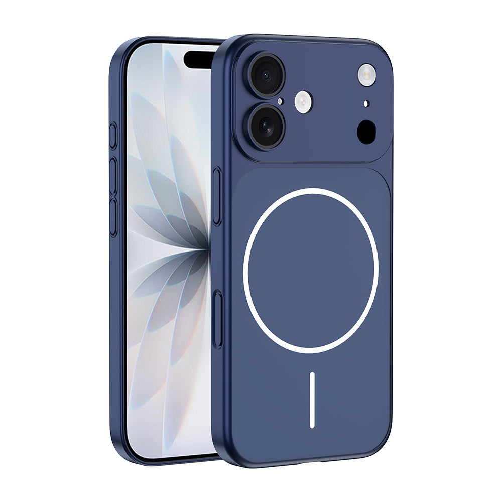 Apple iPhone 16 Uyumlu Kılıf Zore M-Safe Şarj Özellikli Kamera Korumalı Spark Kapak