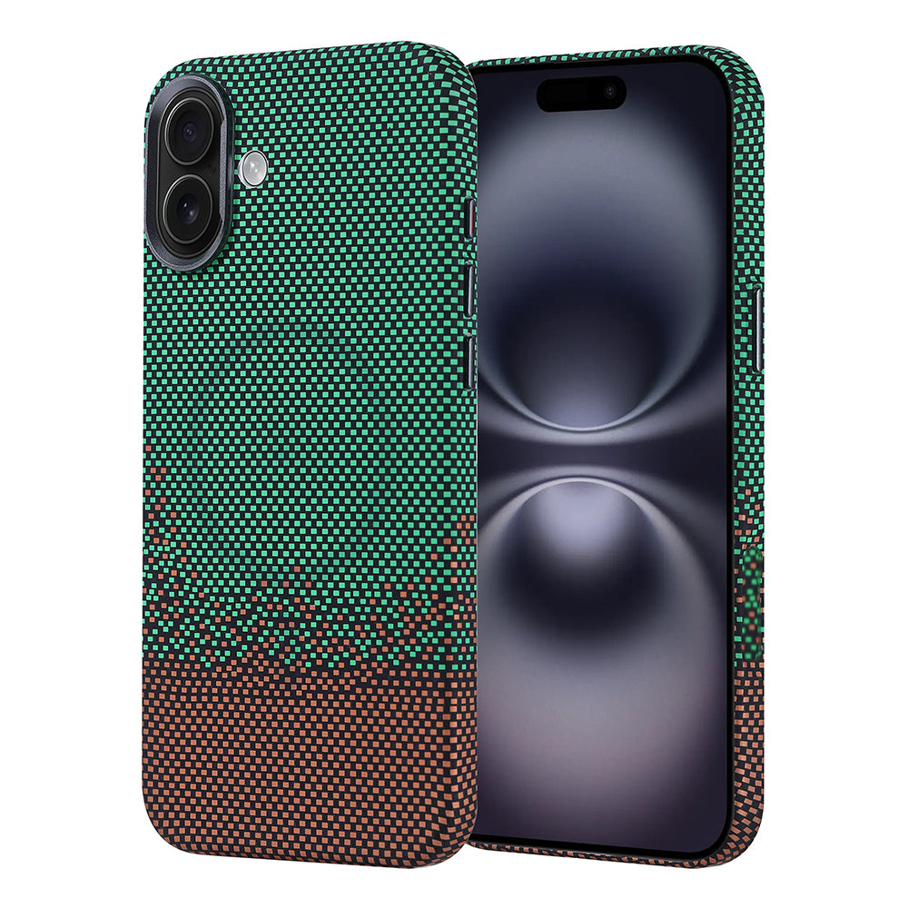 Apple iPhone 16 Plus Uyumlu Kılıf M-safe Şarj Özellikli Karbon Fiber Görünümlü Zore Nekst Kapak
