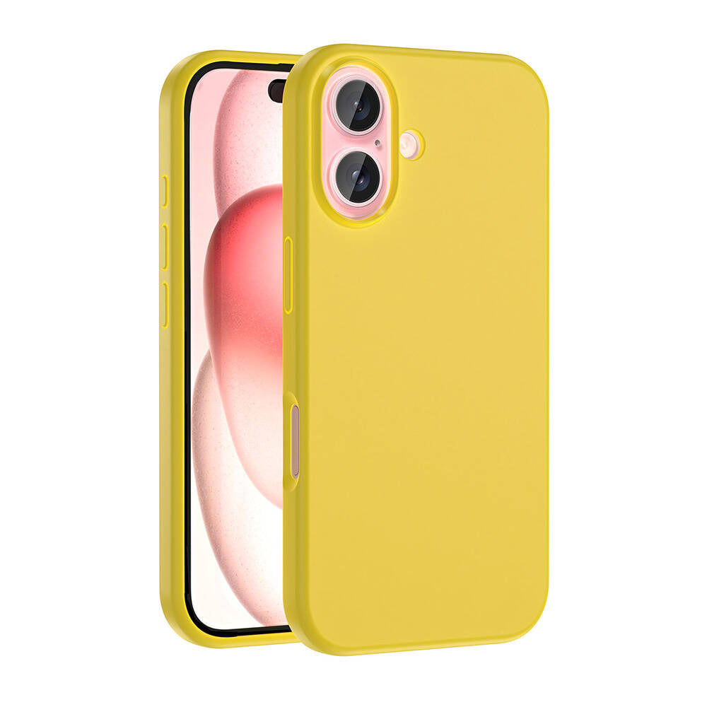 Apple iPhone 16 Plus Uyumlu Kılıf M-safe Şarj Özellikli Sıvı Teknolojili Silinebilir Sert Zore Kivi Kapak