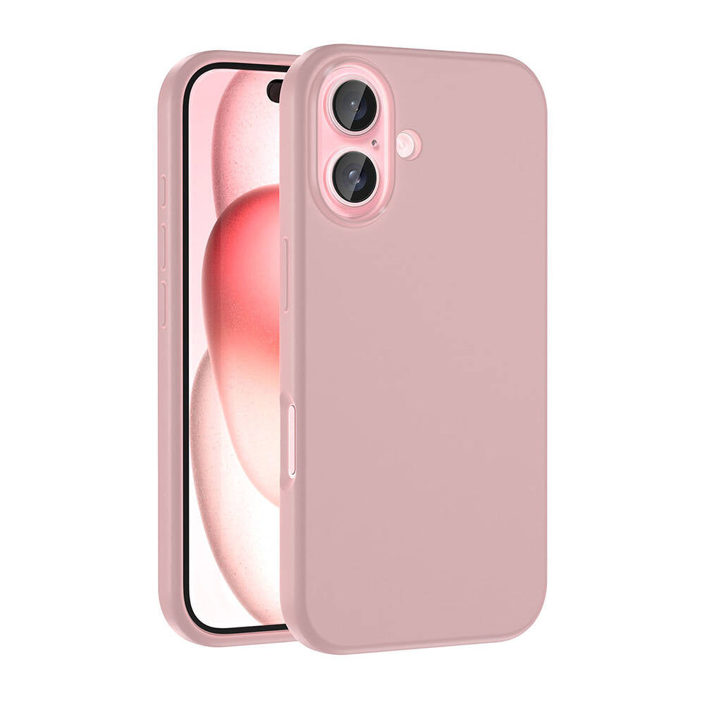 Apple iPhone 16 Plus Uyumlu Kılıf M-safe Şarj Özellikli Sıvı Teknolojili Silinebilir Sert Zore Kivi Kapak