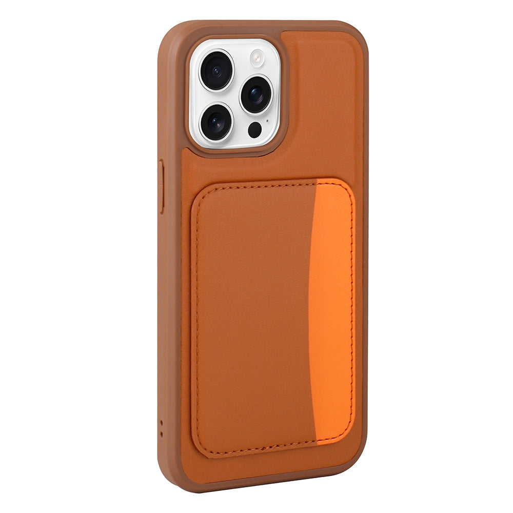 Apple iPhone 16 Pro Uyumlu Kılıf Kartlıklı Zore X-Kart Silikon Kapak