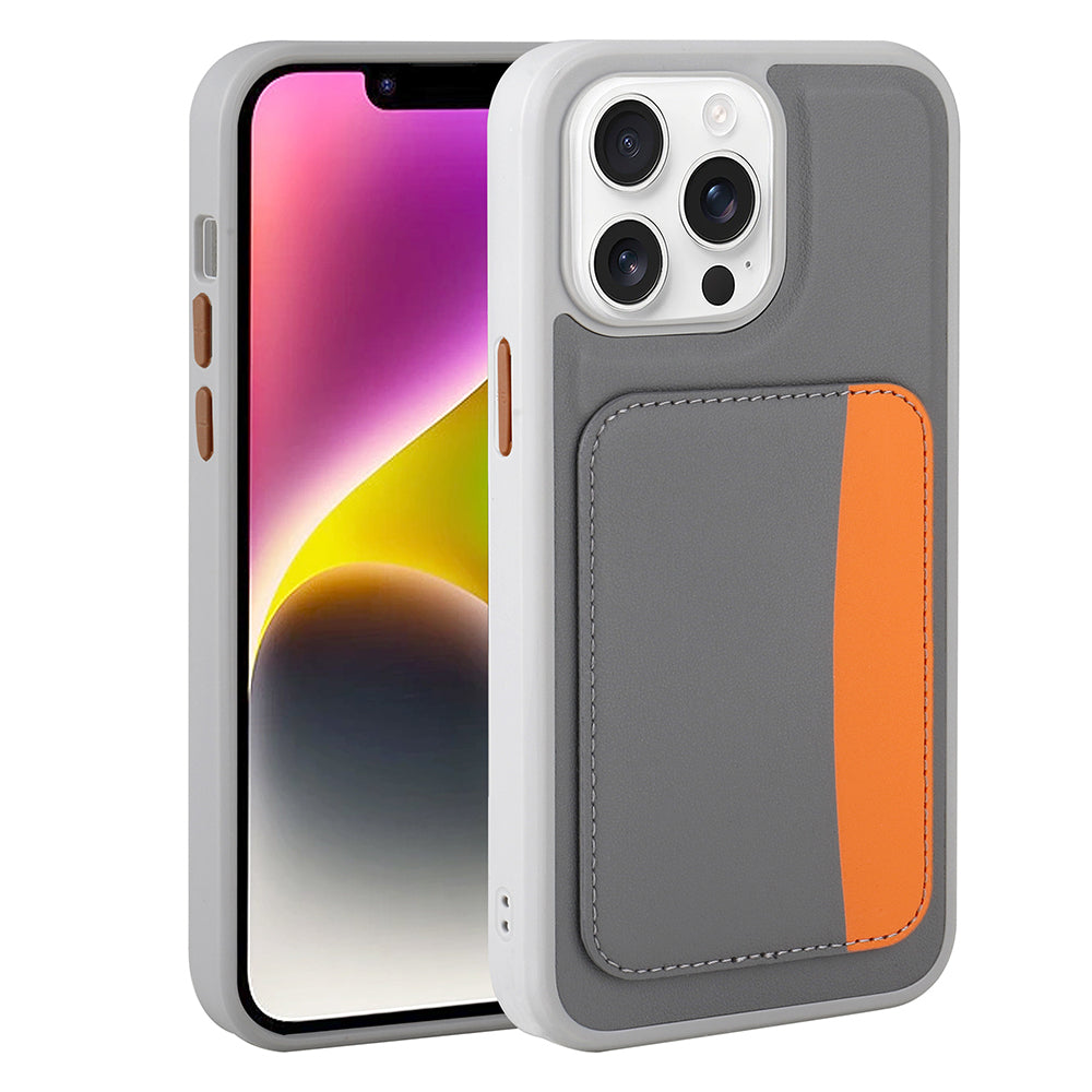 Apple iPhone 16 Pro Uyumlu Kılıf Kartlıklı Zore X-Kart Silikon Kapak