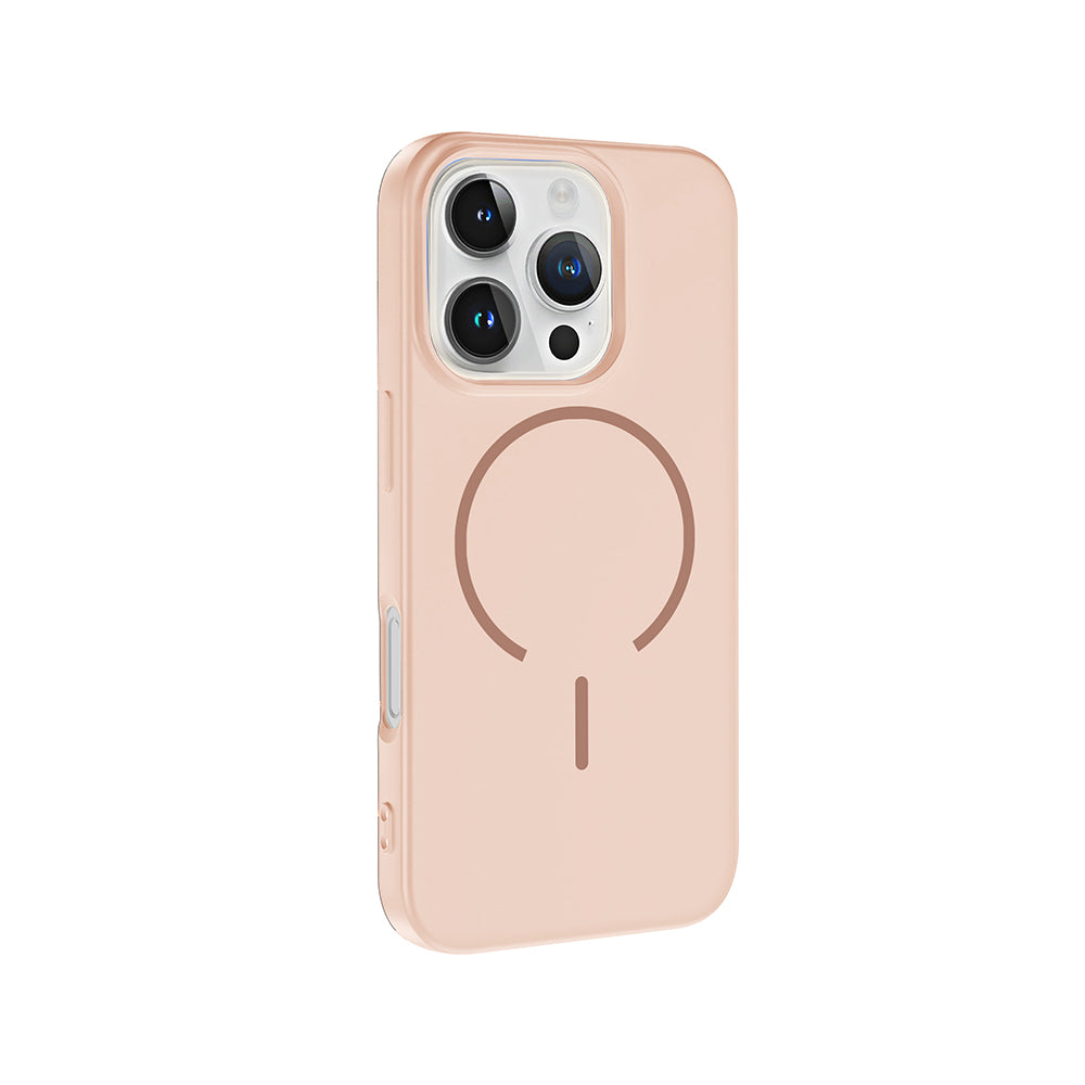 Apple iPhone 16 Pro Uyumlu Kılıf M-safe Şarj Özellikli Zore Meta Kapak