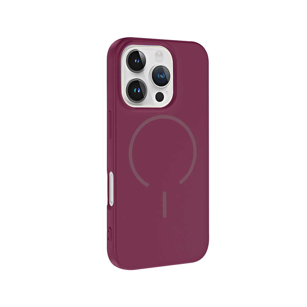 Apple iPhone 16 Pro Uyumlu Kılıf M-safe Şarj Özellikli Zore Meta Kapak