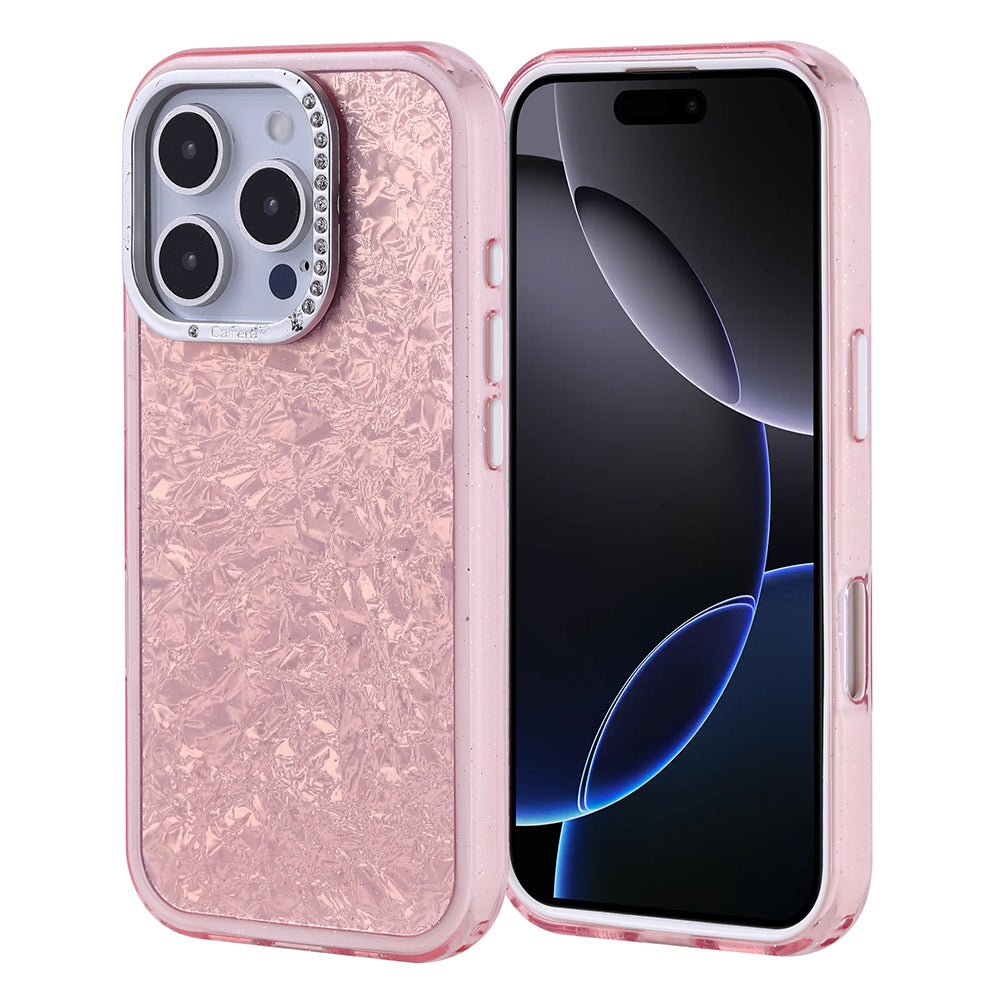 Apple iPhone 16 Pro Uyumlu Kılıf Taşlı Tasarım Zore Kapi Kapak