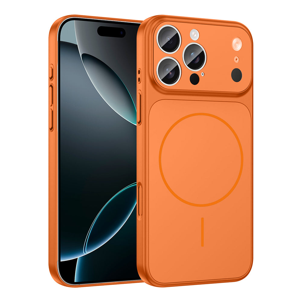 Apple iPhone 16 Pro Uyumlu Kılıf Zore M-Safe Şarj Özellikli Kamera Korumalı Formen Kapak