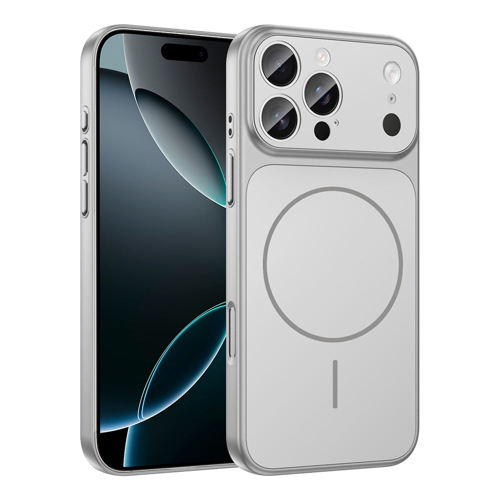 Apple iPhone 16 Pro Uyumlu Kılıf Zore M-Safe Şarj Özellikli Kamera Korumalı Formen Kapak