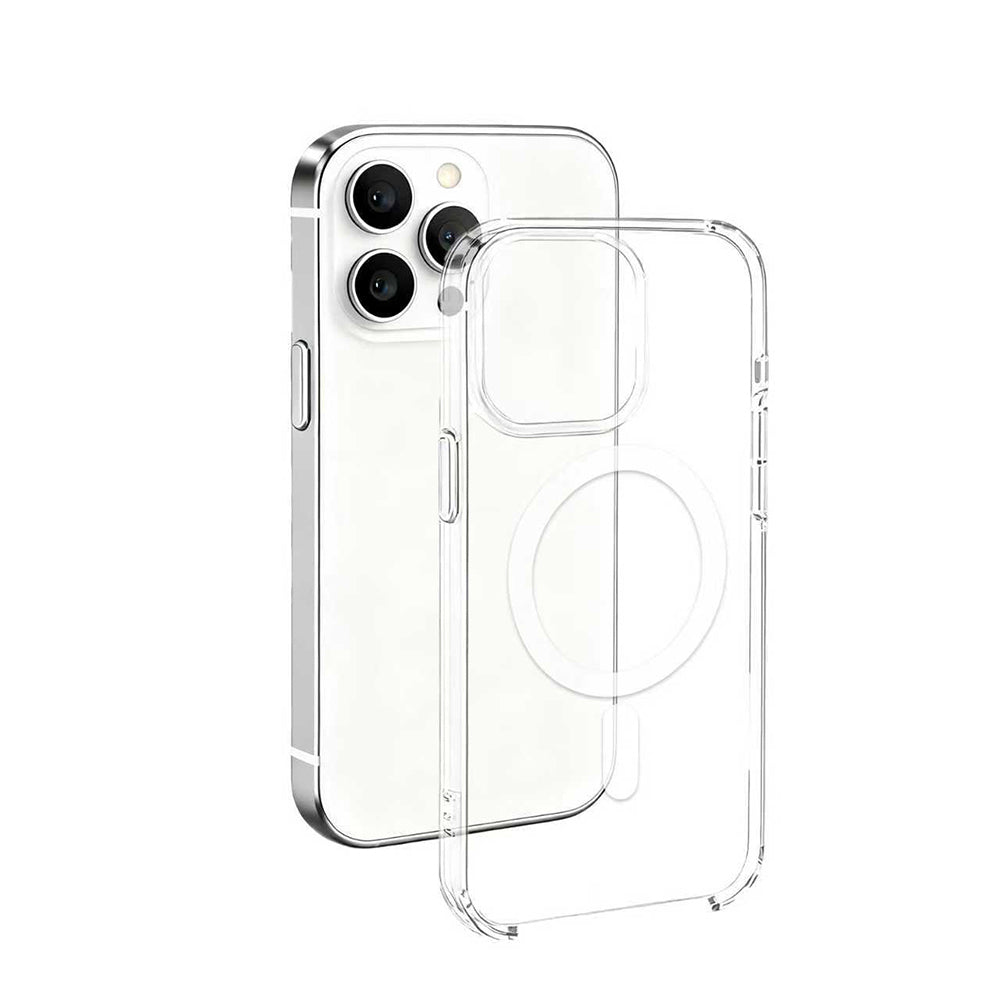 Apple iPhone 16 Pro Max Uyumlu Kılıf IC Çipli Zore Wireless Şarj Özellikli Şeffaf Orjin Kapak